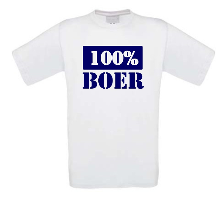 100 procent boer t-shirt