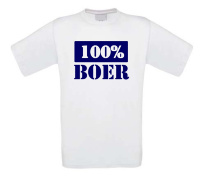 100 procent boer t-shirt