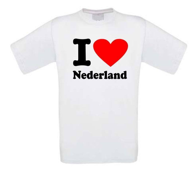 I love Nederland standaard T-shirt