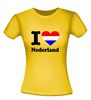 foto 16 I love Nederland t-shirt met rood wit blauw hart Nederlands vlag shirt