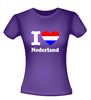foto 4 I love Nederland t-shirt met rood wit blauw hart Nederlands vlag shirt