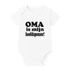 Oma is mijn hoofdsponsor. romper