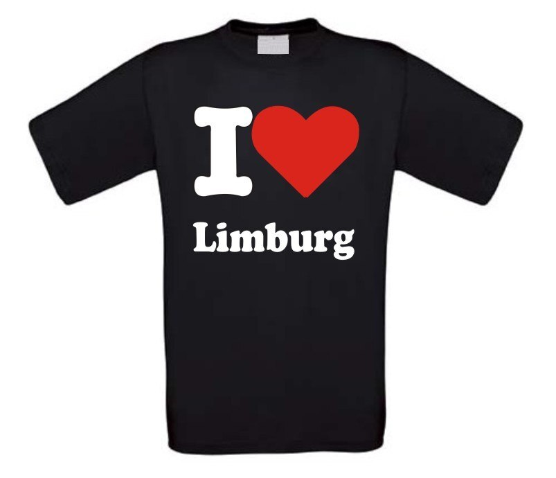 T-shirt Korte Mouw I love Limburg