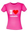 foto 12 I love vakantie T-shirt