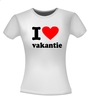 foto 4 I love vakantie T-shirt