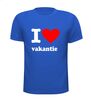 foto 5 I love vakantie T-shirt