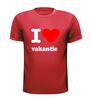 foto 7 I love vakantie T-shirt