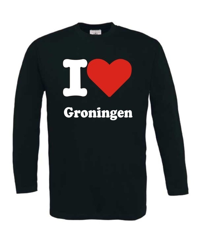 longsleeve I love Groningen