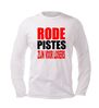 foto 4 rode pistes zijn voor losers longsleeve