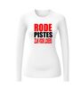 foto 6 rode pistes zijn voor losers longsleeve