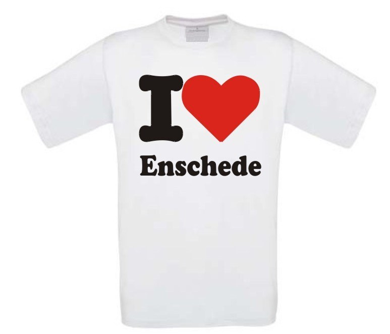 T-shirt  I love Enschede