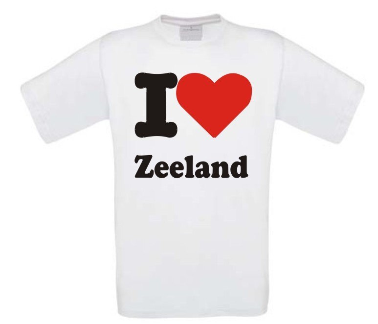 T-shirt  I love Zeeland