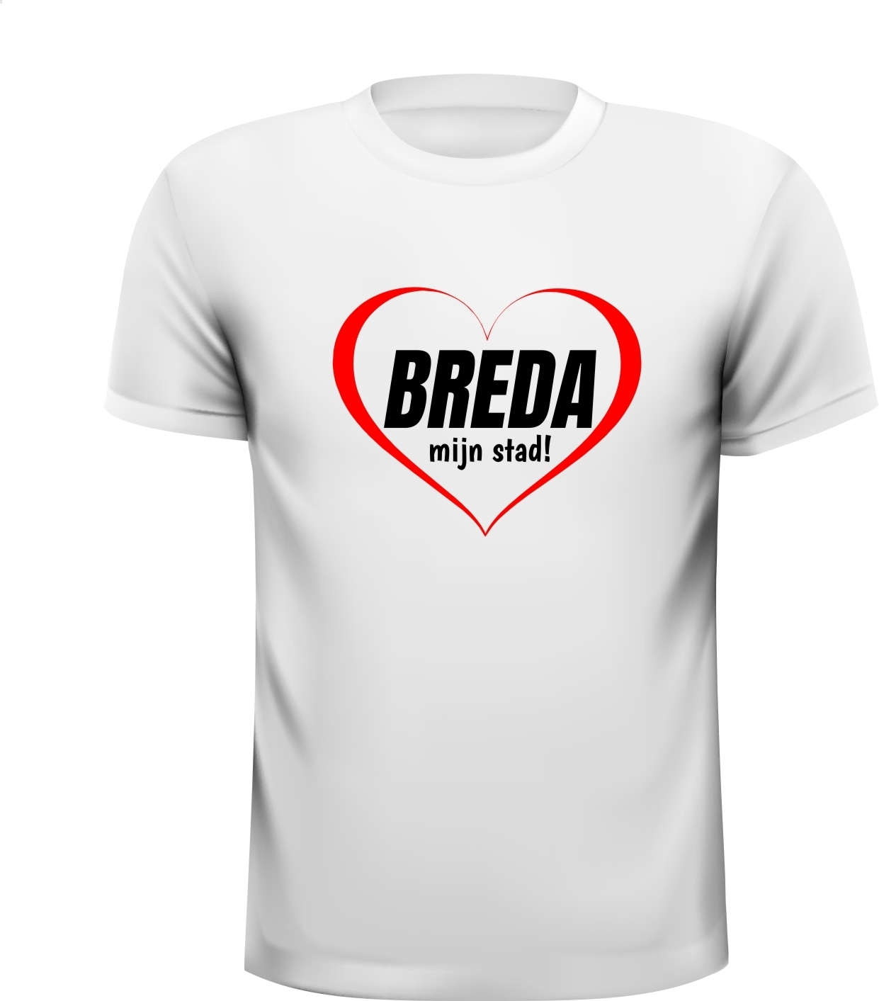 T-shirt Breda mijn stad houden van ik hou van