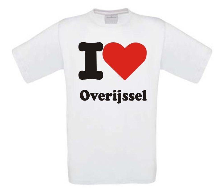 T-shirt I love Overijssel