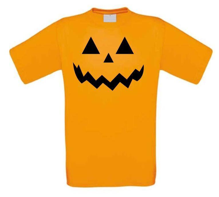 halloween eng gezicht t-shirt