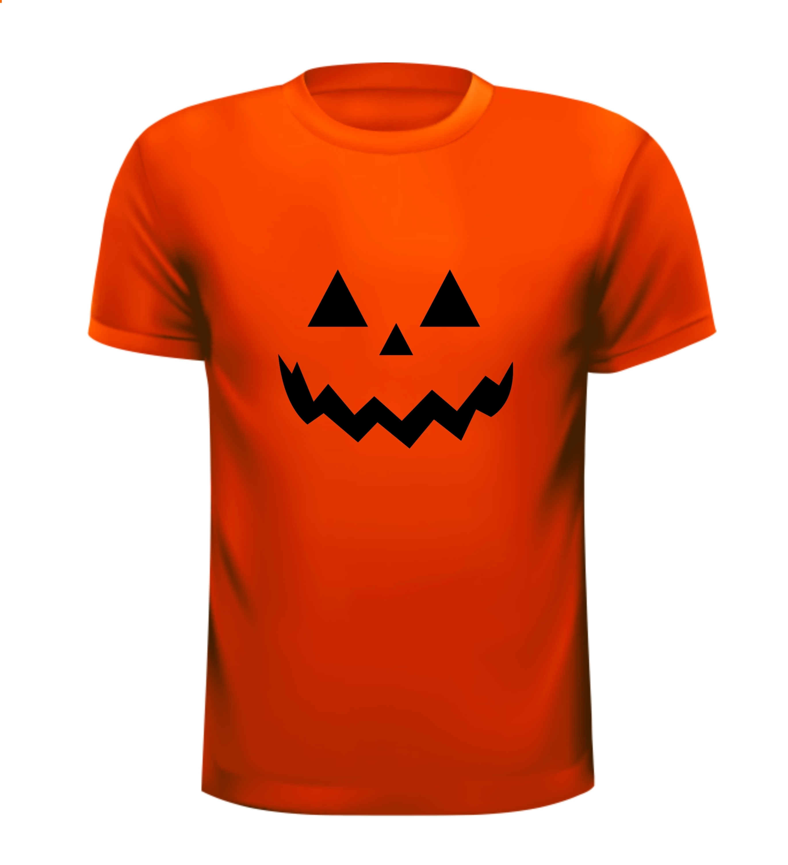 halloween eng gezicht t-shirt