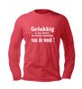 foto 3 Gelukkig is het alweer de laatste maandag van de week t-shirt  t-shirt lange mouw