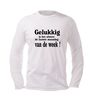 foto 4 Gelukkig is het alweer de laatste maandag van de week t-shirt  t-shirt lange mouw