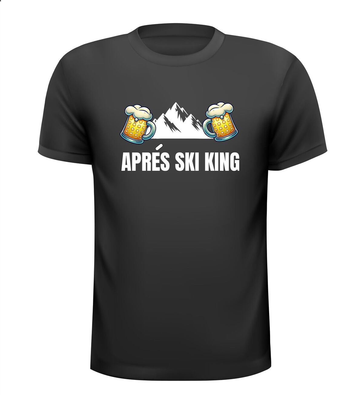 apre ski king t-shirt korte mouw