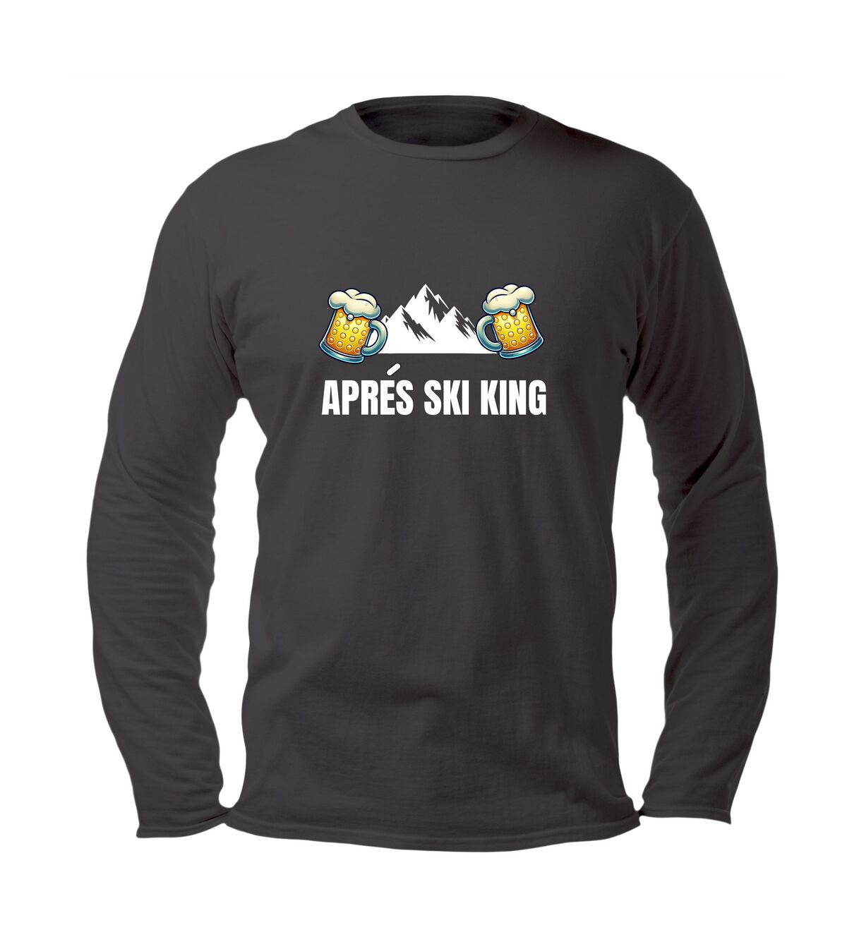 apre ski king t-shirt lange mouw