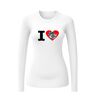 foto 6 i love snowboarden t-shirt lange mouw