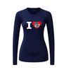 foto 7 i love snowboarden t-shirt lange mouw