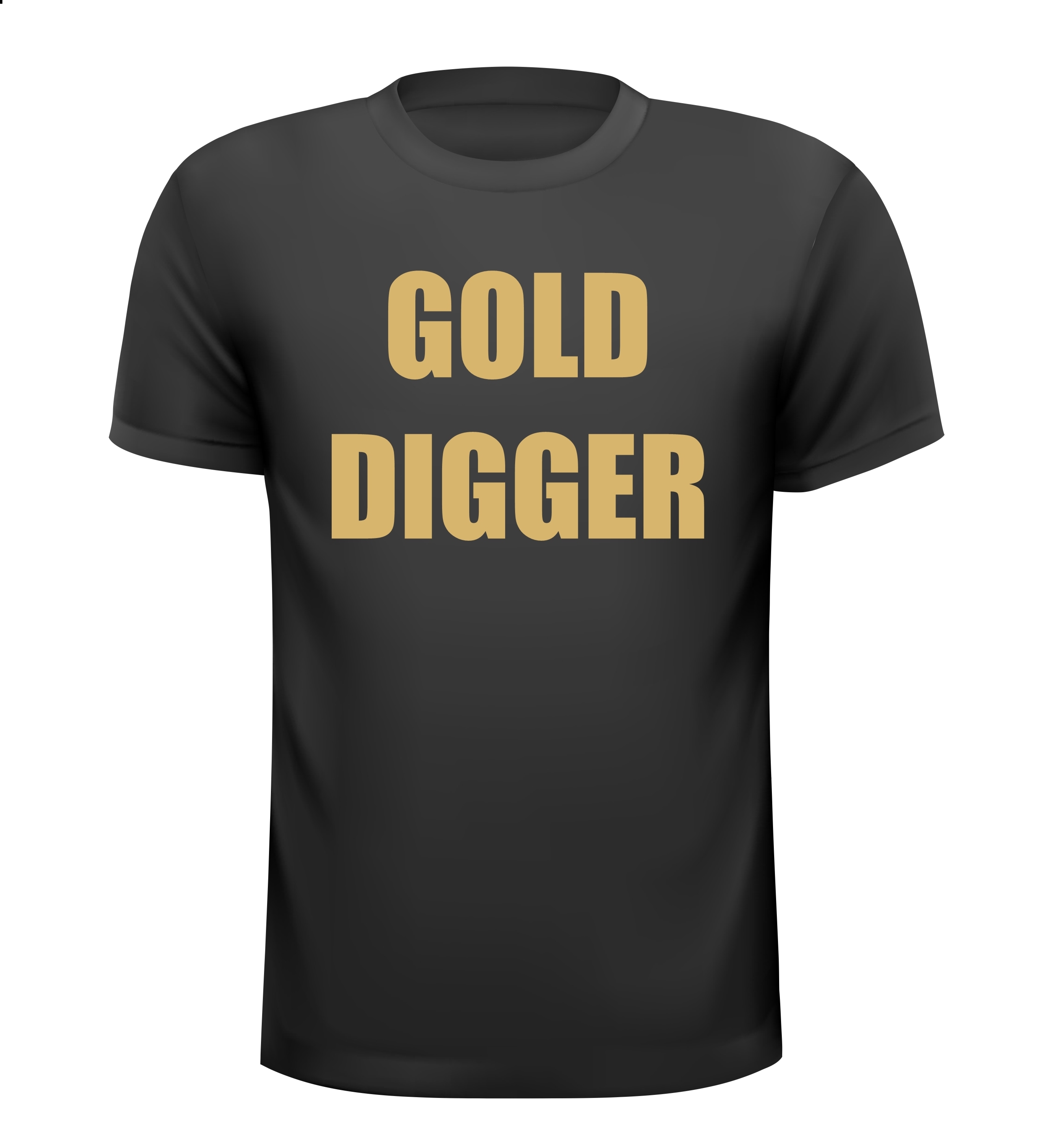 gold digger t-shirt korte mouw