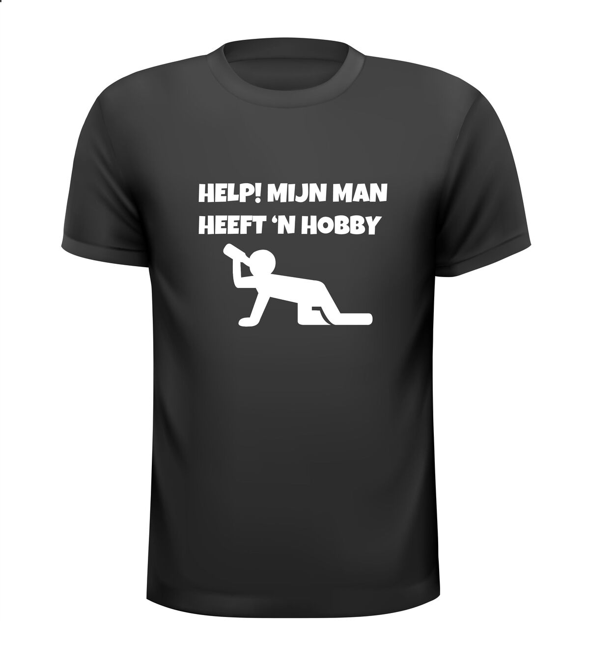 help mijn man heeft een hobby t-shirt korte mouw