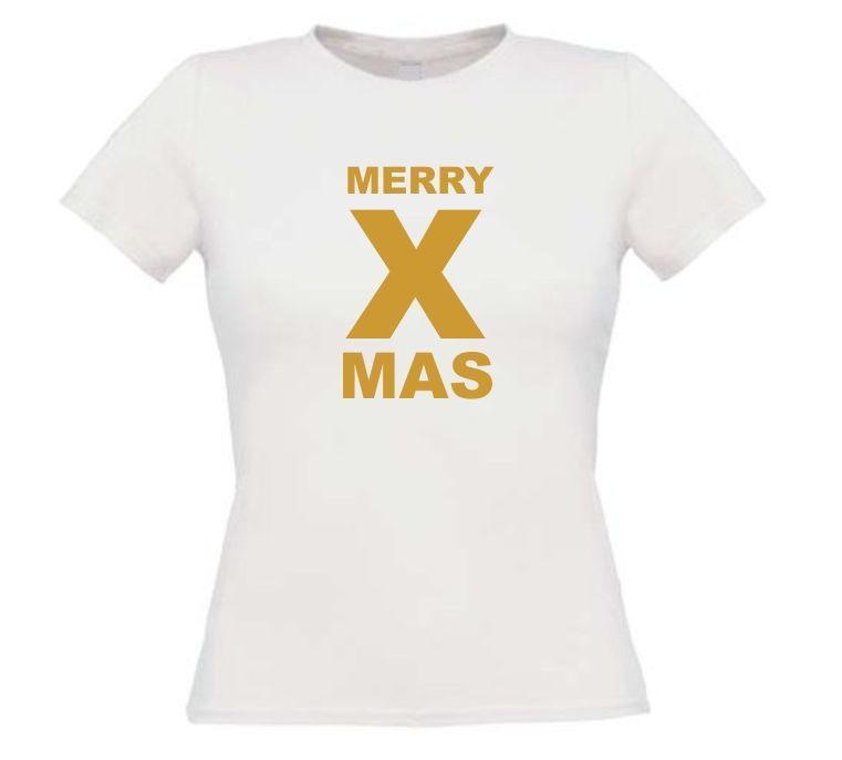 merry x mas korte mouw t-shirt
