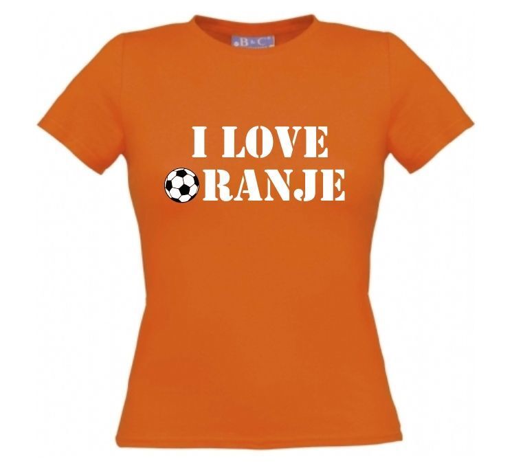 i love oranje T-shirt voor Oranje!