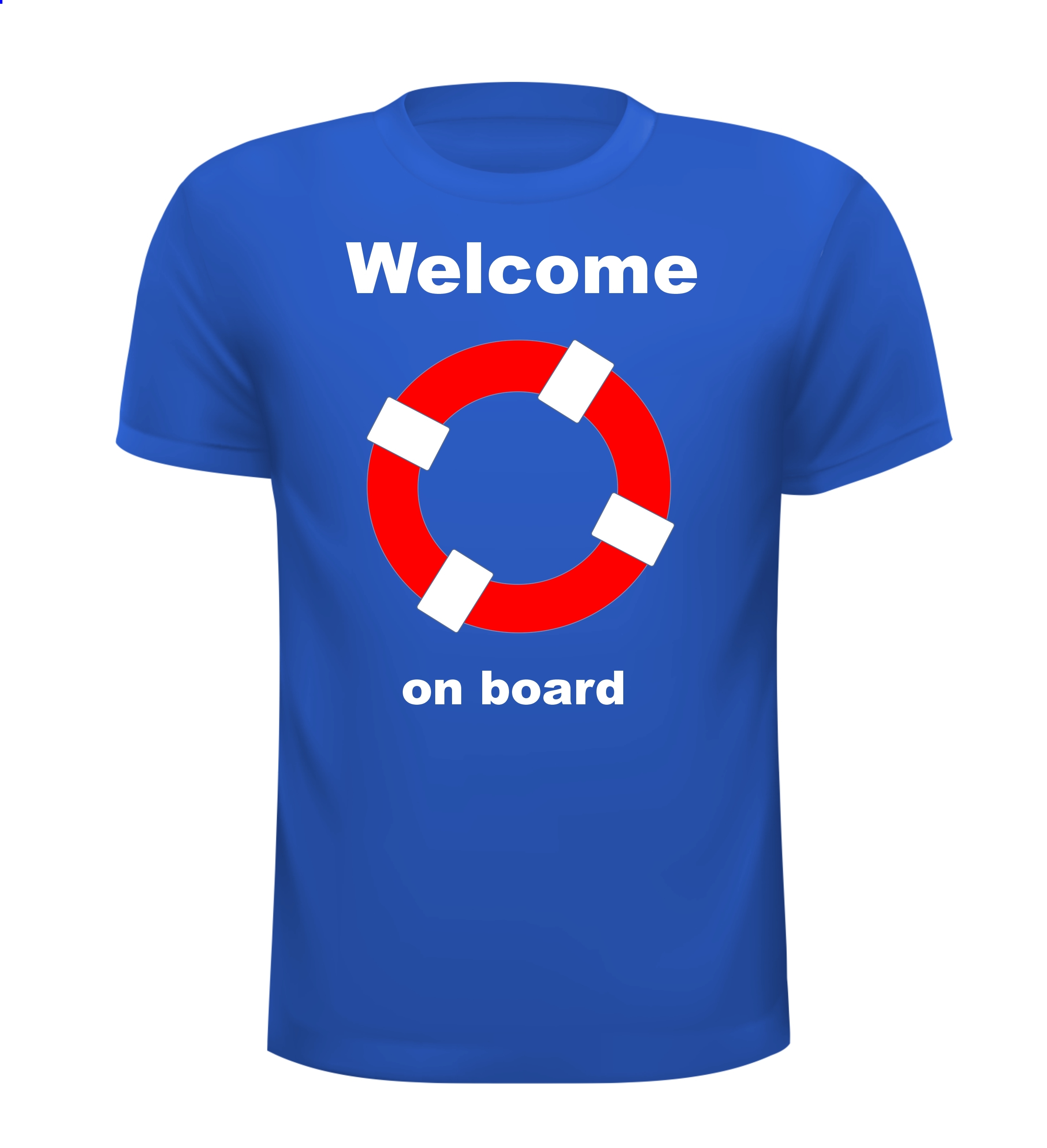 welcome on board  t-shirt korte mouw