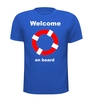welcome on board  t-shirt korte mouw