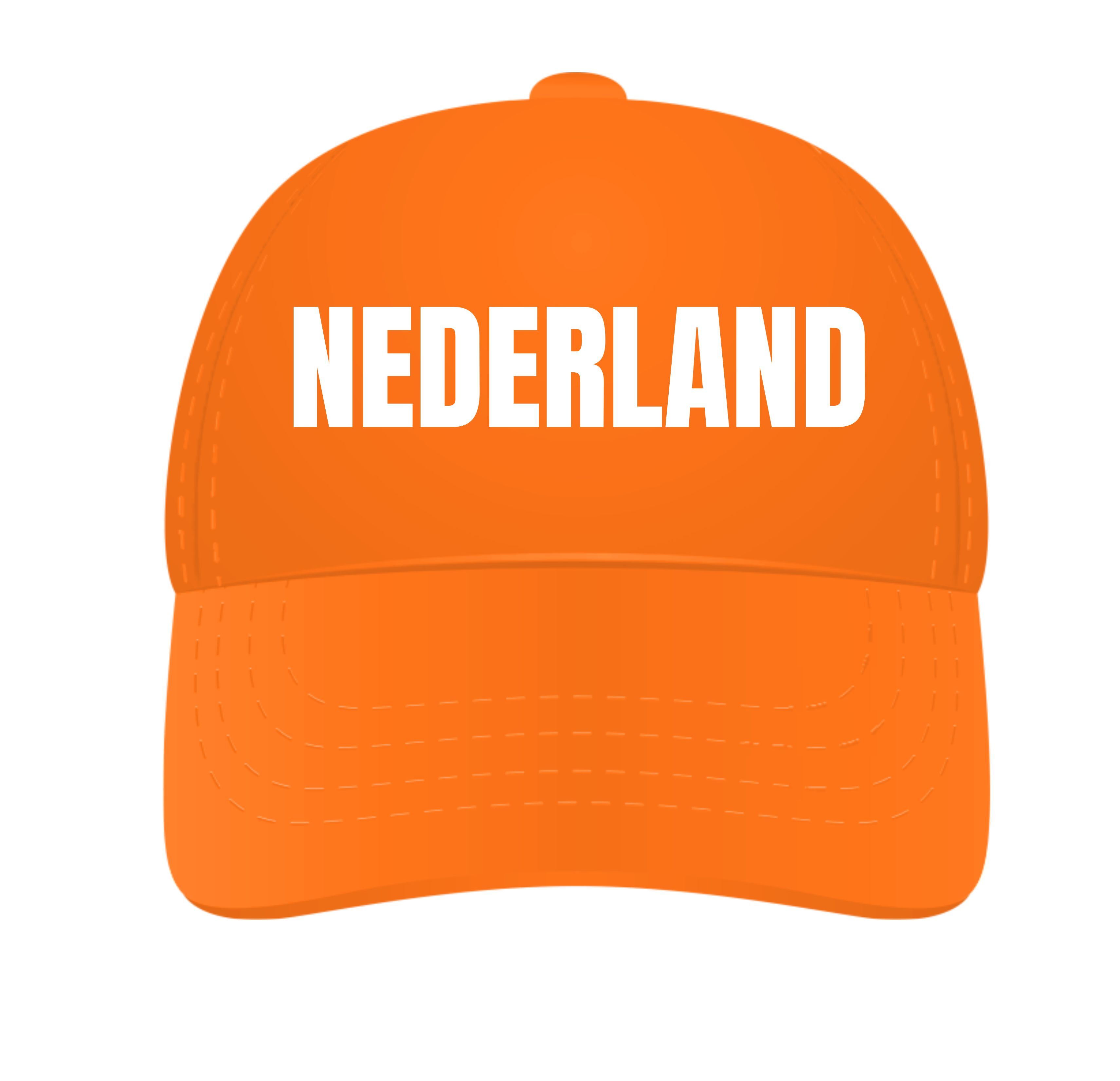 Oranje Pet opdruk Nederland WK EK voetballen Pet
