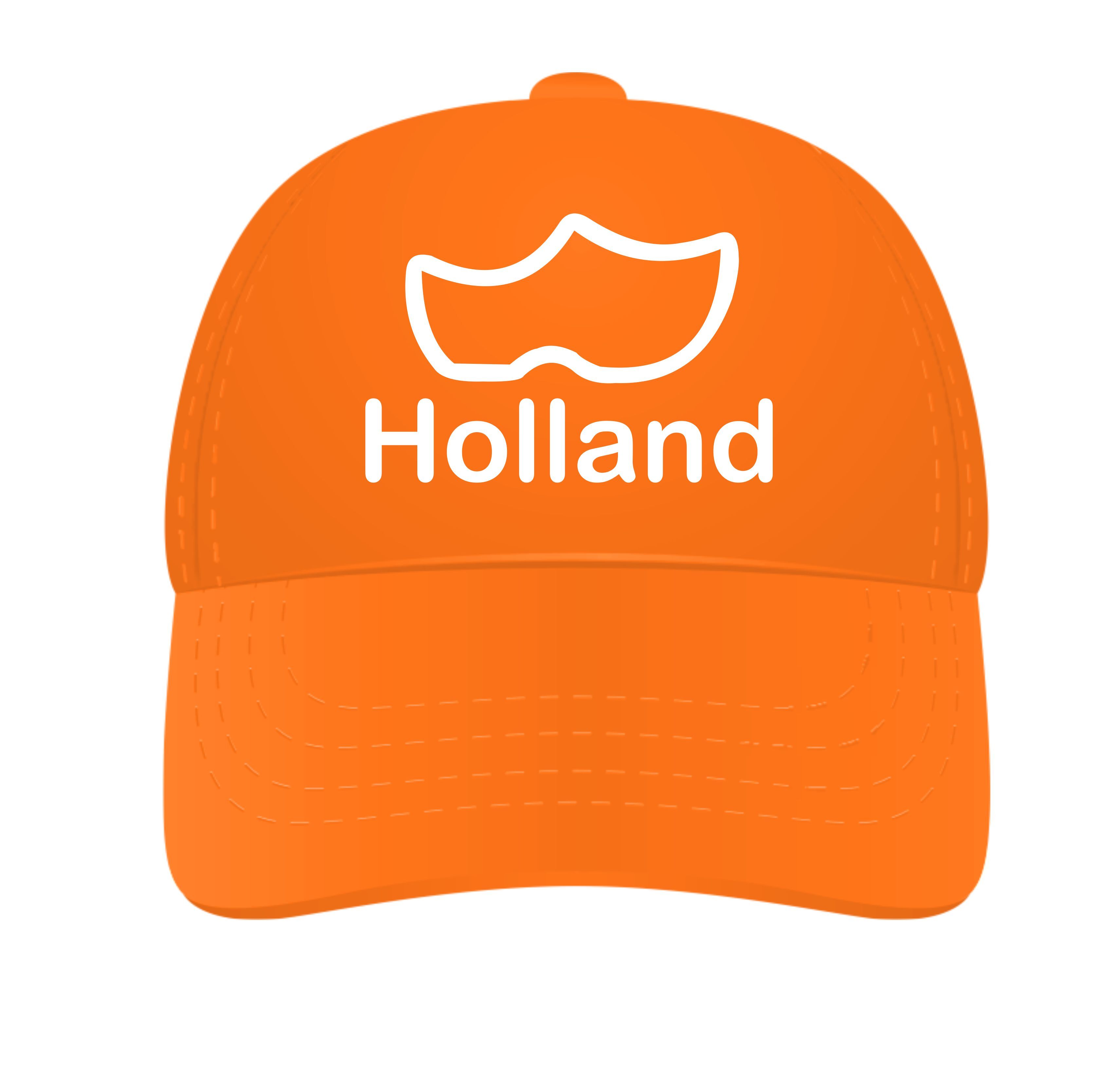 Pet Oranje met Hollandse Klomp WK voetballen pet