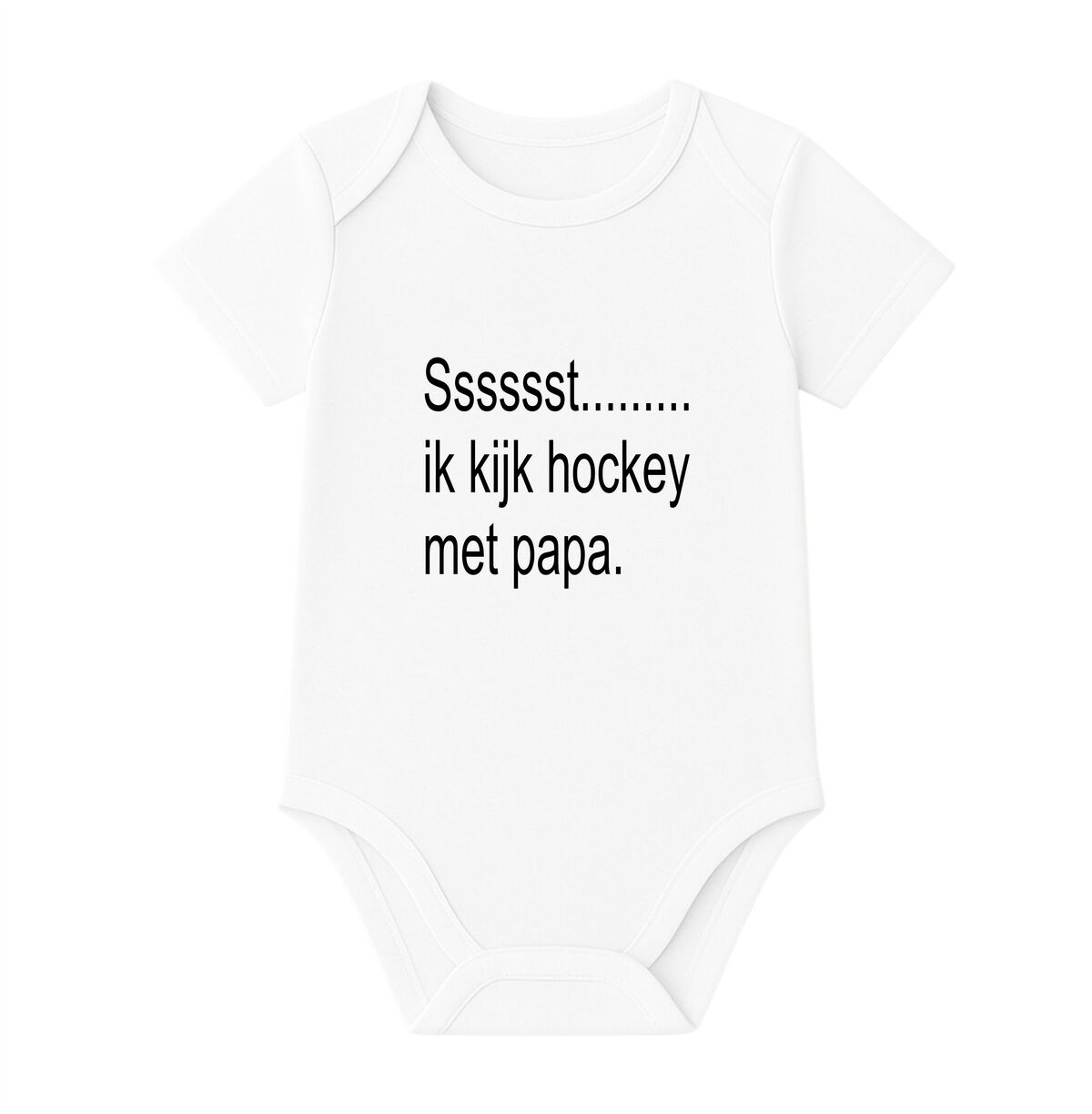 Sssssst......... ik kijk hockey met papa. romper