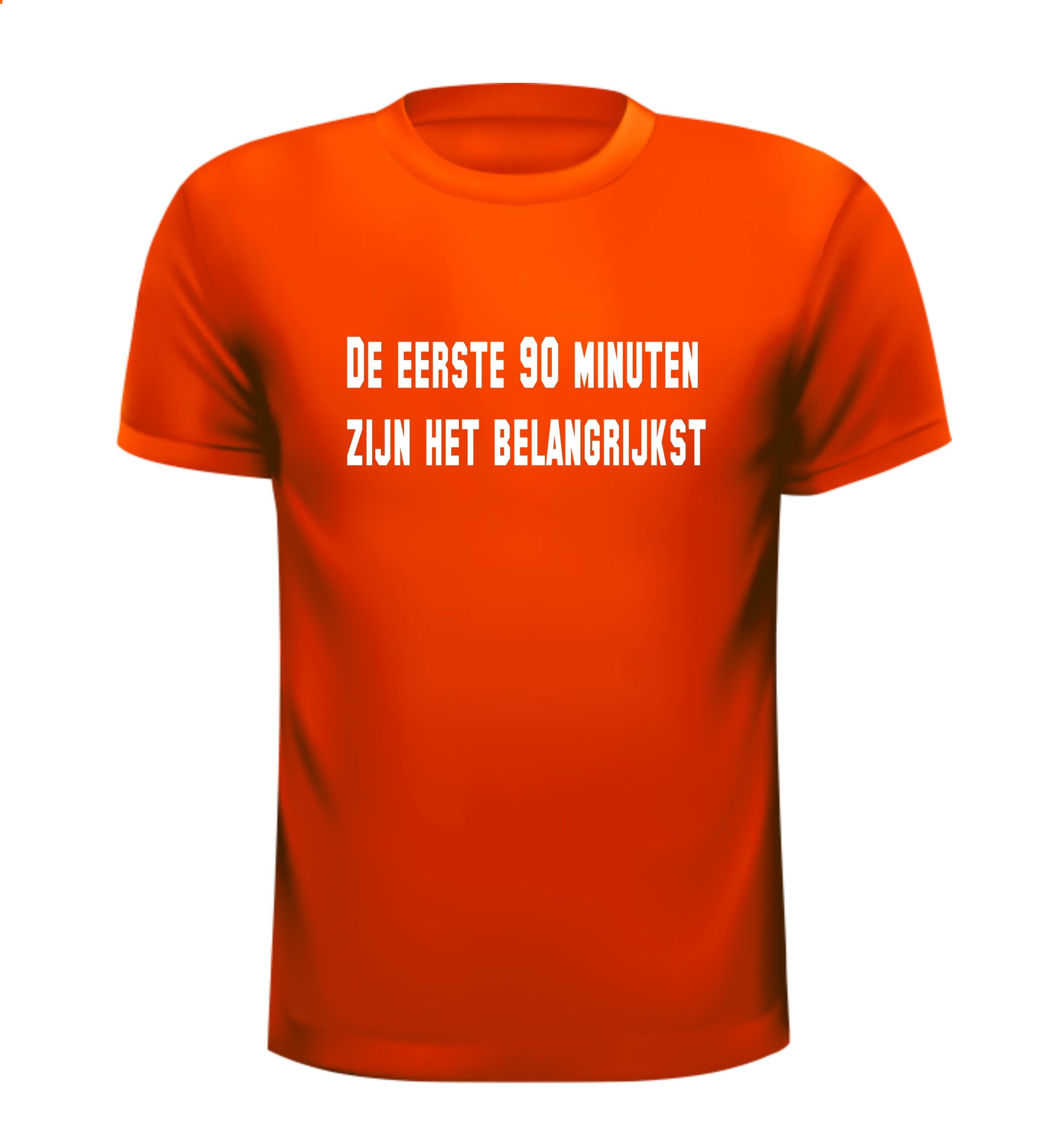 de eerste 90 minuten zijn het belangrijkst t-shirt korte mouw