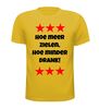 foto 15 hoe meer zielen hoe minder drank t-shirt korte mouw