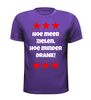 foto 3 hoe meer zielen hoe minder drank t-shirt korte mouw