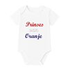 prinses van oranje rood wit blauw romper