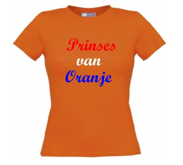 prinses van oranje t-shirt korte mouw