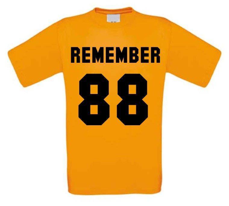 remember 88 t-shirt korte mouw