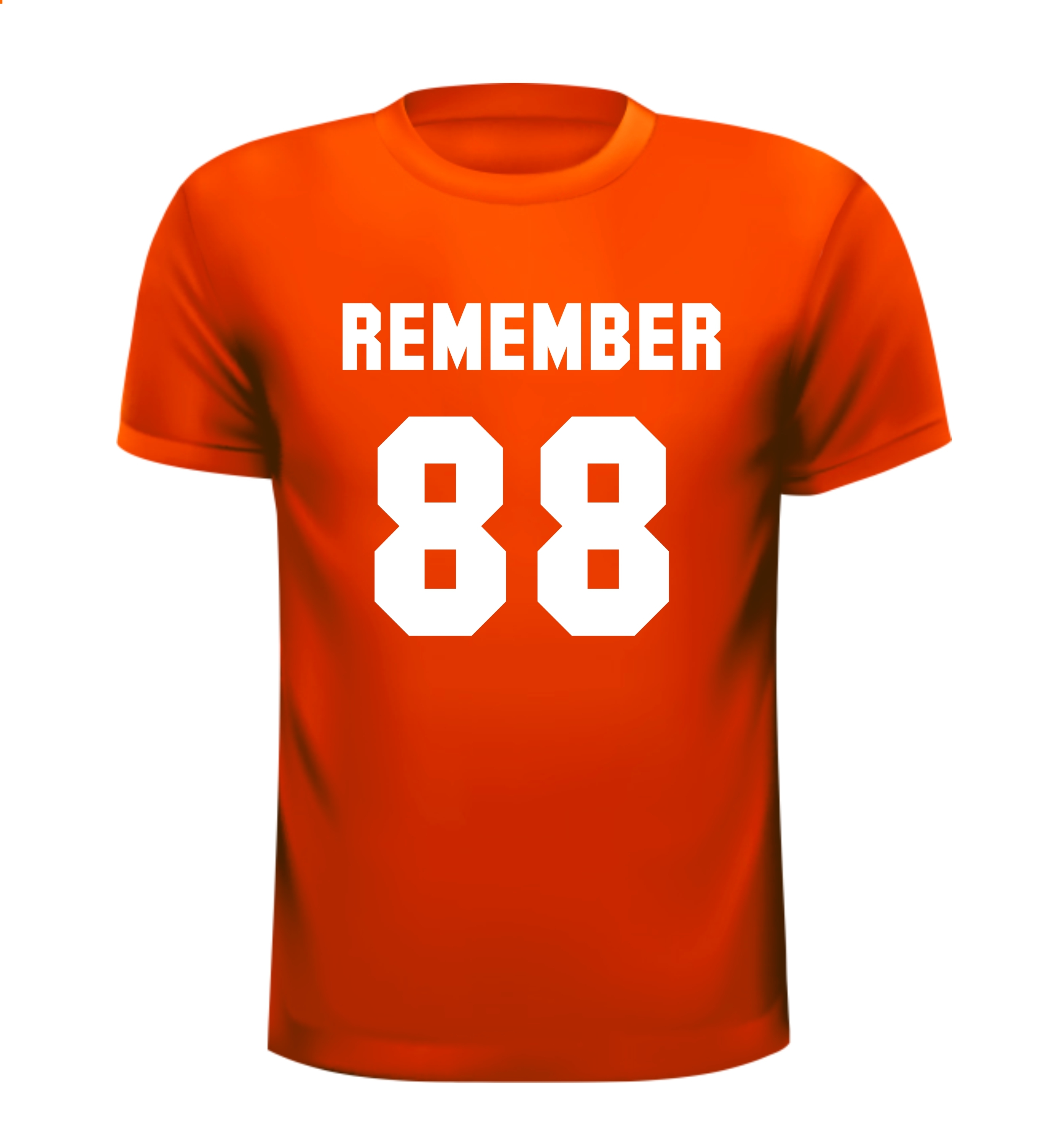 remember 88 t-shirt korte mouw