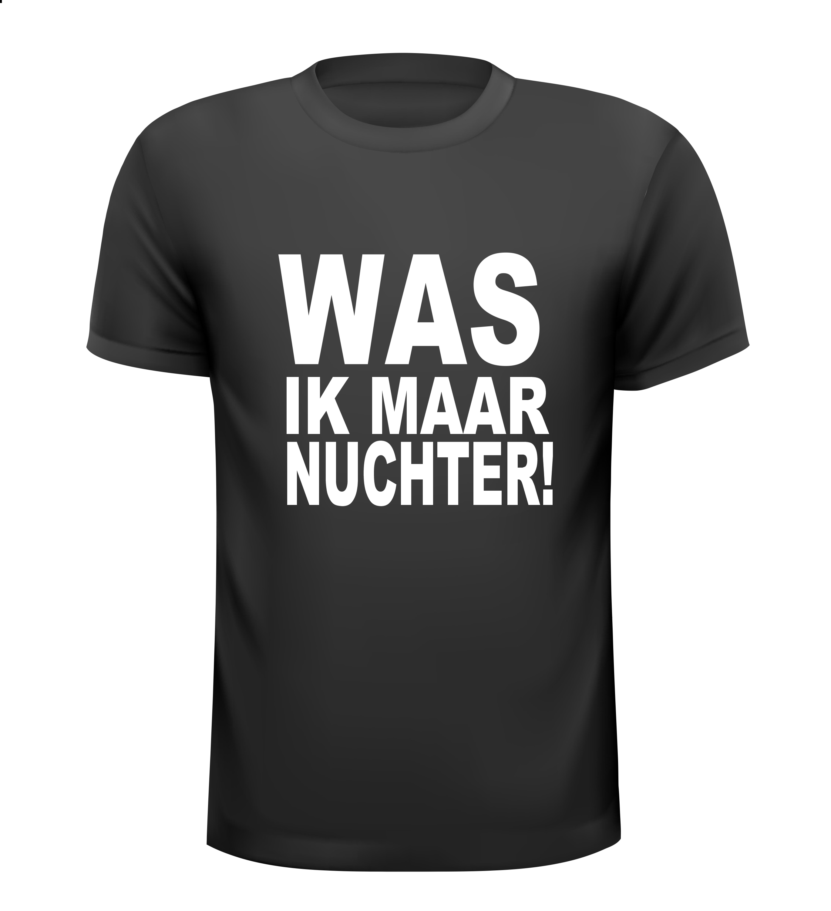 was ik maar nuchter t-shirt korte mouw