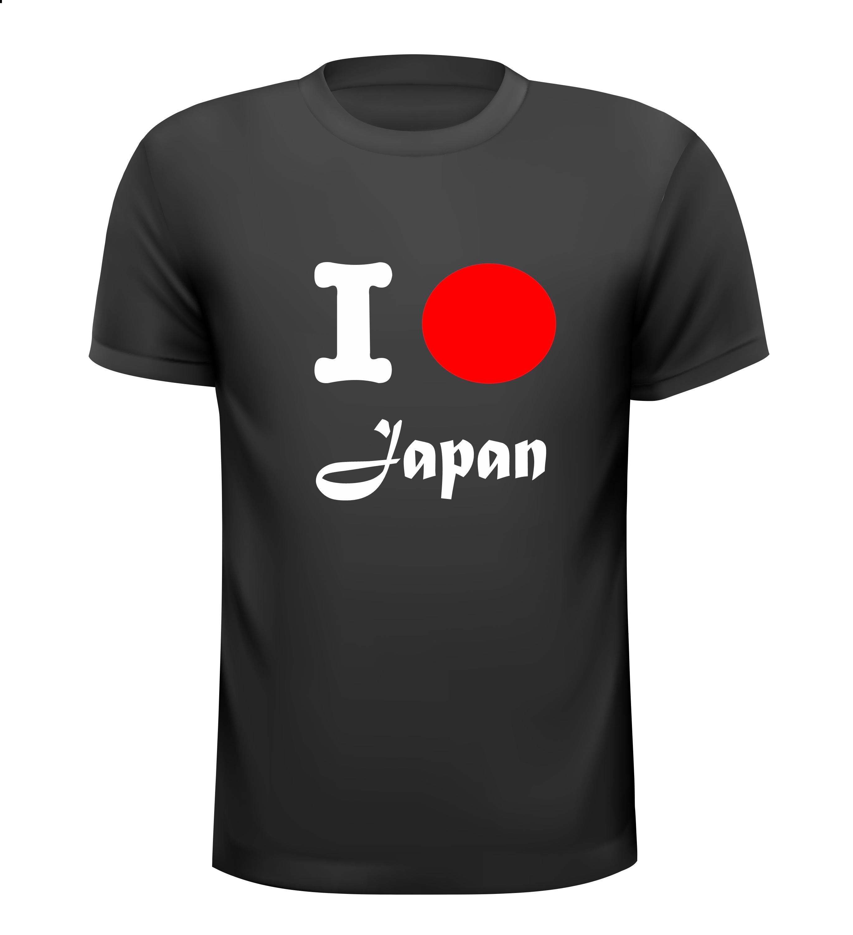 i love japan t-shirt korte mouw