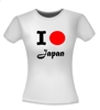 foto 4 i love japan t-shirt korte mouw