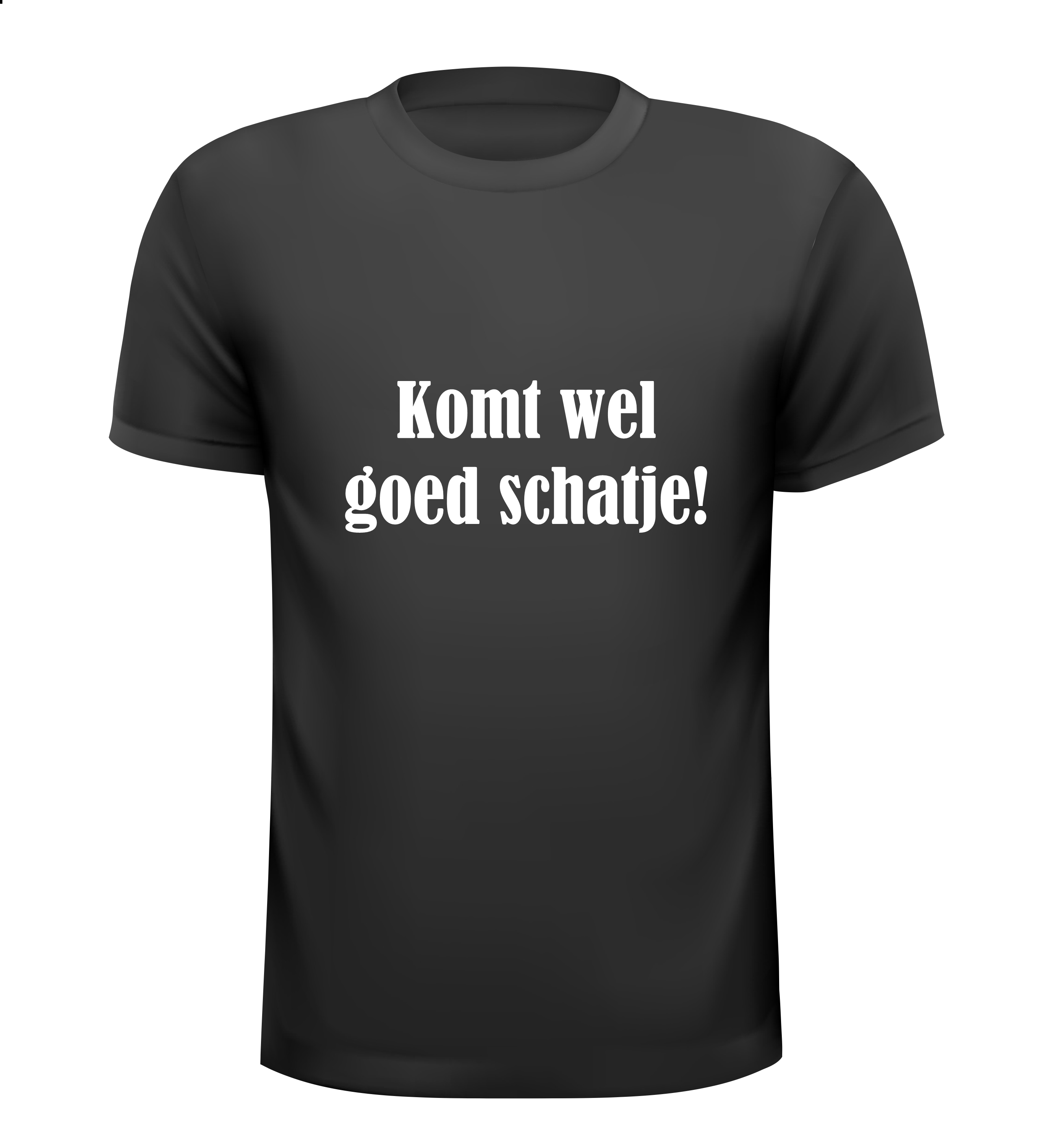 komt wel goed schatje t-shirt korte mouw