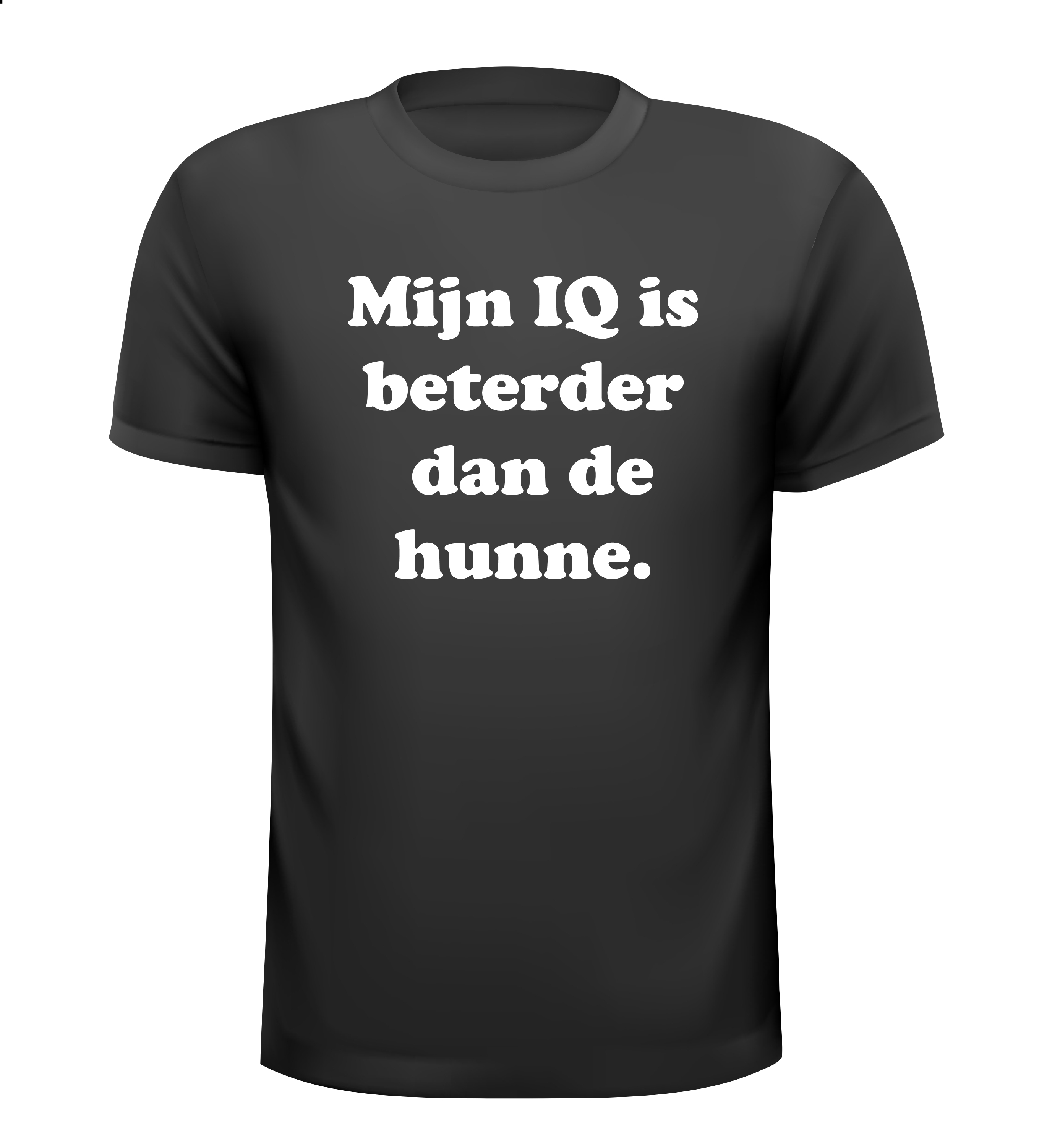 Mijn IQ is  beterder  dan de  hunne  t-shirt korte mouw