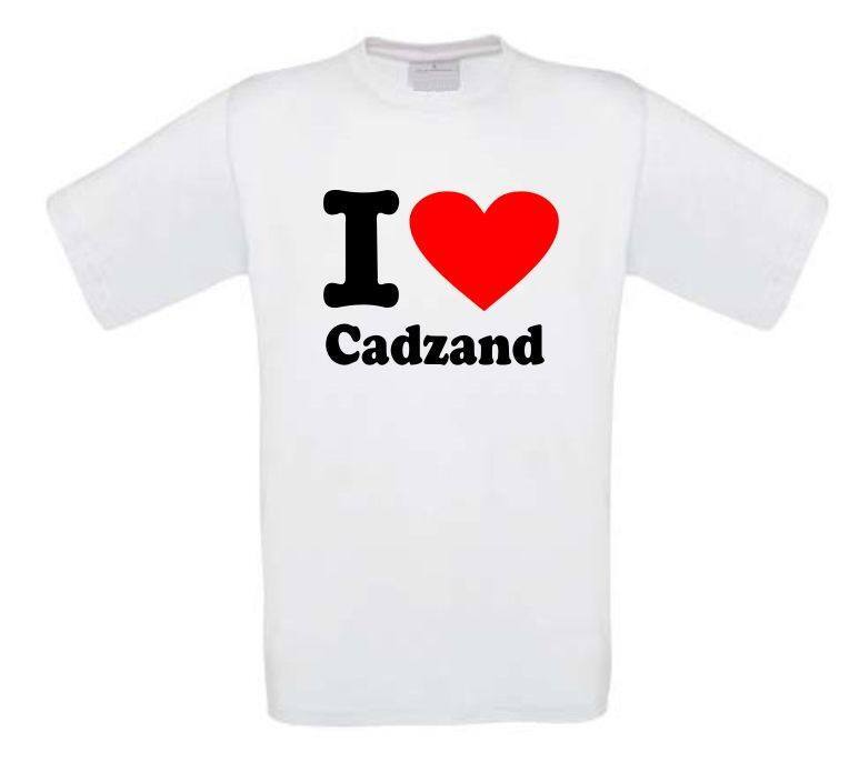 I love Cadzand t-shirt korte mouw