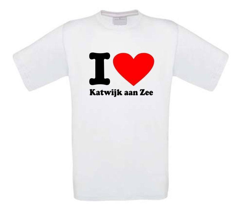 I love Katwijk aan Zee t-shirt korte mouw 