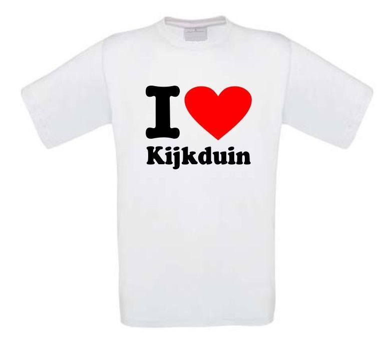 I love Kijkduin t-shirt korte mouw